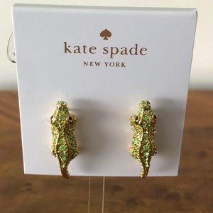 Kate Spade alligator earrings